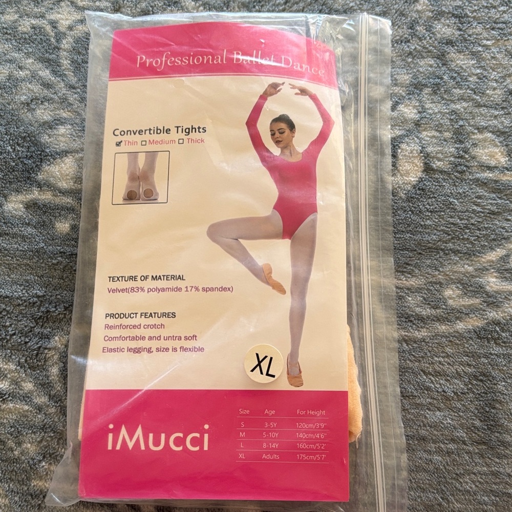 Convertible Tights - Pink